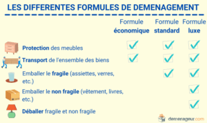 formules déménagement