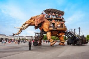 l'Île de Nantes - photo de l'Elephant en marche