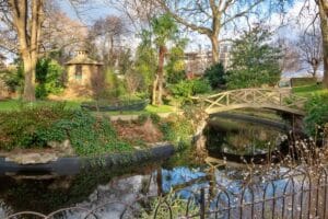 Déménagement à Asnières-sur-Seine, photos du parc Voyer d'Argenson